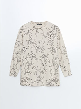 Açık Bej Baskılı