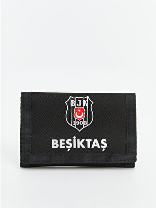 LC Waikiki Siyah Beşiktaş Baskılı Erkek Çocuk Cüzdan