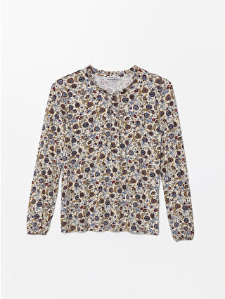 Beige Printed