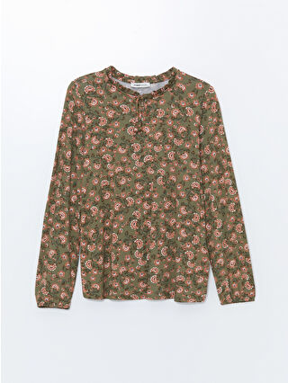 Khaki Printed