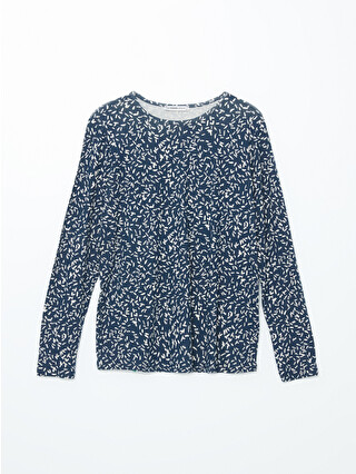 Navy Printed