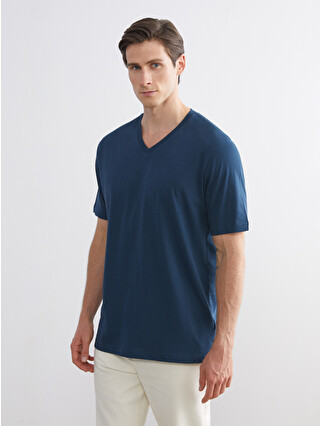 LCWAIKIKI Classic V-Neck Short Sleeve Jersey Men's T-Shirt