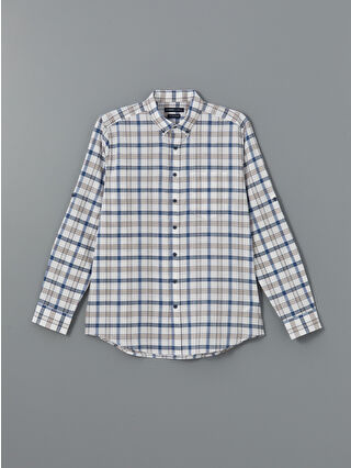 Indigo Checked