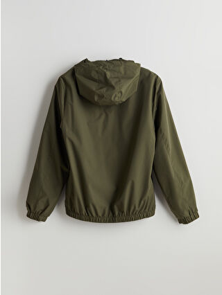 XSIDE Haki Standart Kalıp Kapüşonlu Erkek Yağmurluk - S51512Z8-HCZ