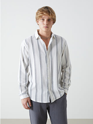 ZTMY Striped shirts Lサイズ ZR Striped Shirt Price : 25,500 Size : S M L fits XL