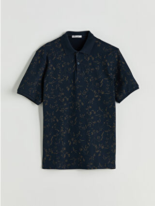 Navy Printed