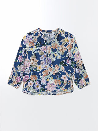 Navy Printed
