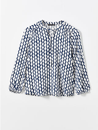 Navy Printed