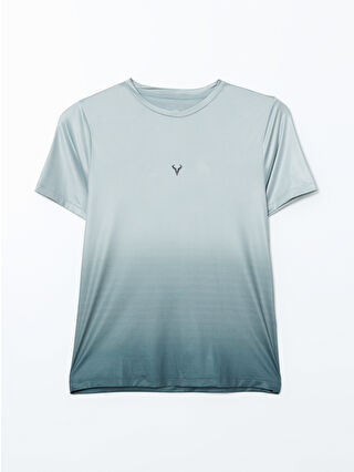 Dull Blue Printed