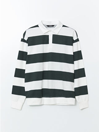 لون أخضر داكن مطبوع