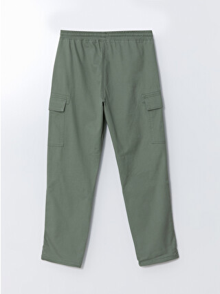 XSIDE Yeşil Rahat Kalıp Gabardin Erkek Kargo Pantolon - S52938Z8