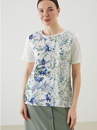 Light Blue Printed