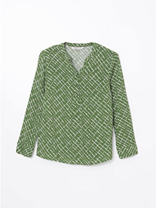 Dark Green Printed