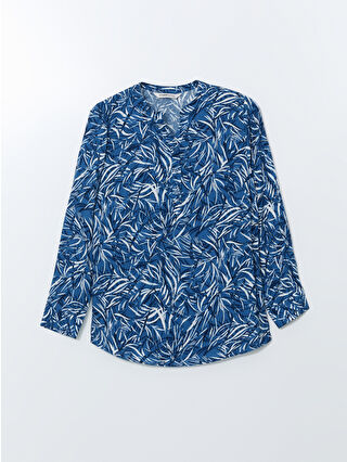 Bright Navy Printed