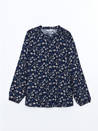 Bright Navy Printed