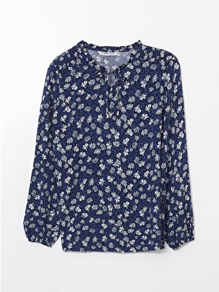 Navy Printed
