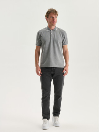 LCW Vision Polo Neck Men's Textured T-shirt - S53482Z8-LAL | LC