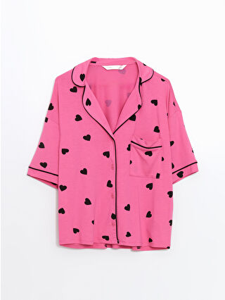 Orta Pembe Baskılı