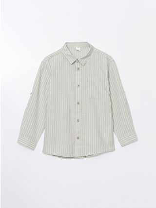 Dull Green Striped