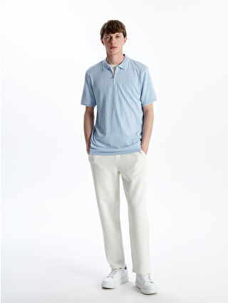 LCW Vision Polo Yaka Erkek Dokulu Tişört - S53942Z8-J0M | LC Waikiki
