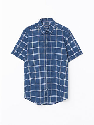 Indigo Checked