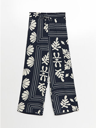 Navy Printed