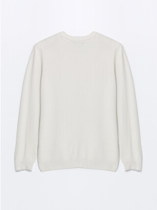 SOUTHBLUE Crew Neck Long Sleeve Men's Tricot Sweater - S54527Z8