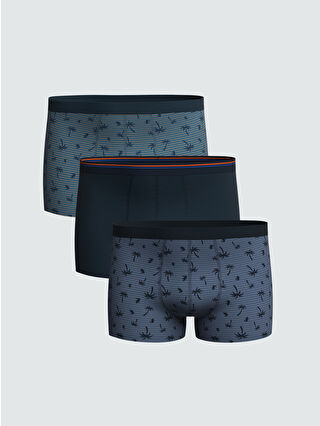 لون كحلي ساطع مطبوع