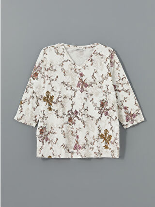 White Printed