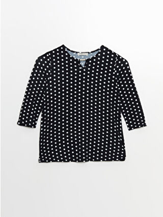 Navy Printed
