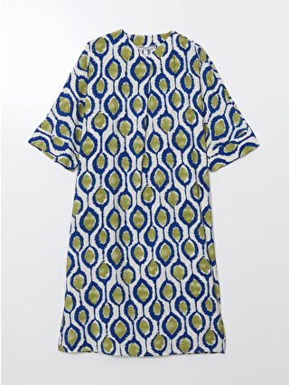Mid Blue Printed