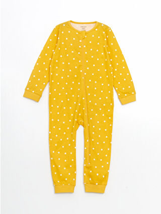 Koyu Sarı Baskılı