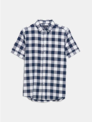 Navy Checked