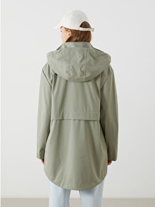 XSIDE Kapüşonlu Oversize Kadın Yağmurluk -S56089Z8-KEL | LCW