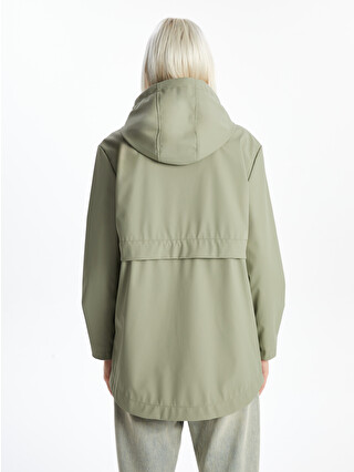 XSIDE Kapüşonlu Oversize Kadın Yağmurluk - S56090Z8-KEL | LC Waikiki