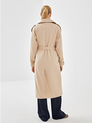 XSIDE Jacket Collar Oversize Women's Trench Coat - S56096Z8-RFC