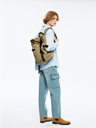 LCW ACCESSORIES Haki Baskılı Erkek Kamp Çantası - S56735Z8-GXF | LCW