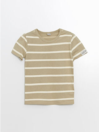Light Khaki Striped