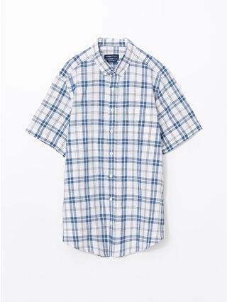 Indigo Checked