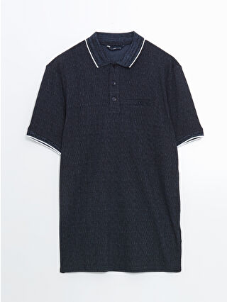 Navy Jacquard