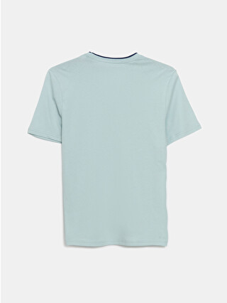 LCWAIKIKI Classic Crew Neck Short Sleeve Printed Combed Cotton