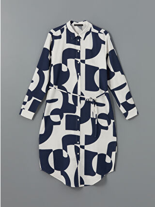 Navy Printed