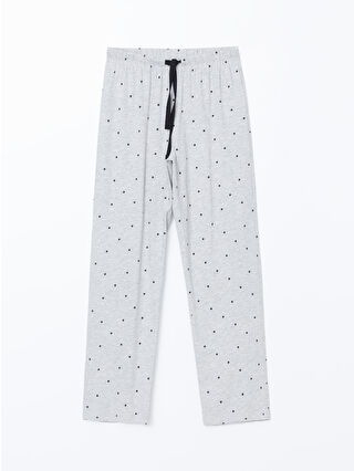 Grey Melange Printed