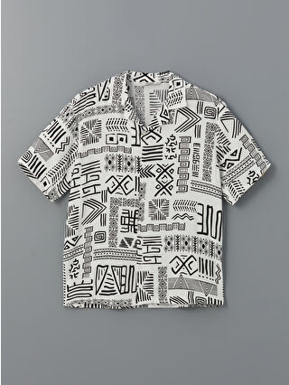 White Printed