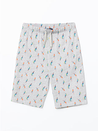 Gri Melanj Baskılı