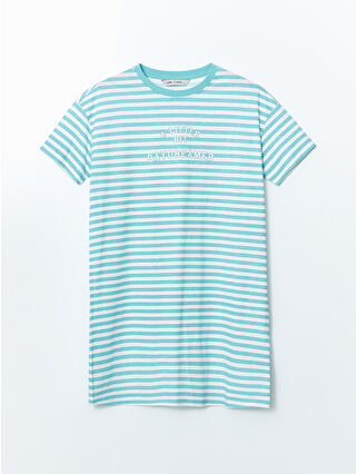 Dull Turquoise Printed