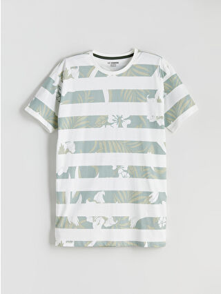 Açık Bej Baskılı