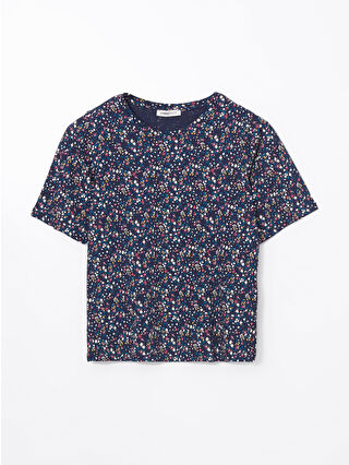 Navy Printed