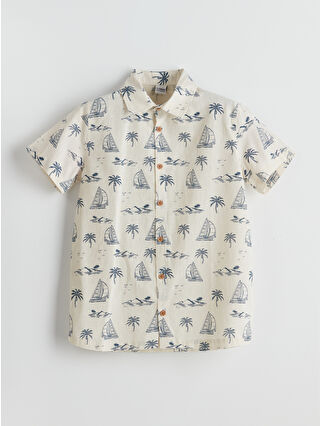 Açık Bej Baskılı