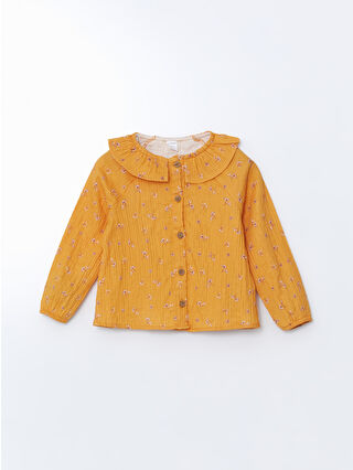 Koyu Sarı Baskılı